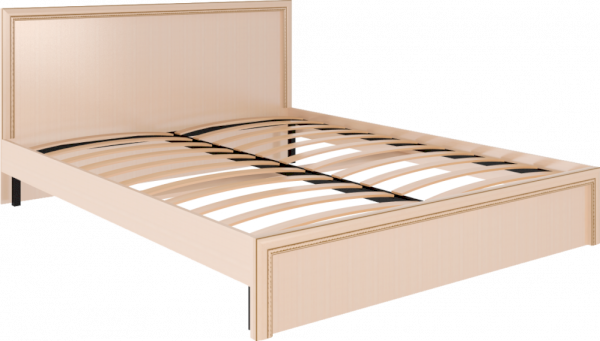 Кровать стандарт 1,6 м с ортопедическим основанием М07 Беатрис (Риннер)