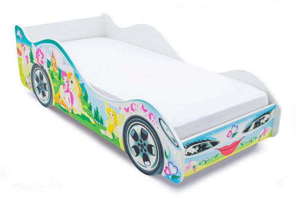 Детская кровать-машина Принцесса (Бельмарко)